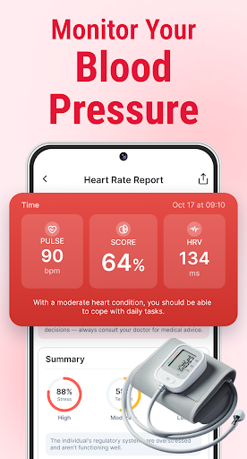 Heart Rate Monitor - Pulse HRV ekran görüntüsü
