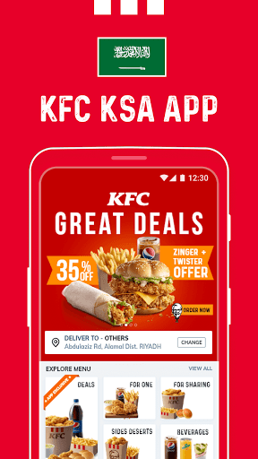 KFC Saudi Arabia ekran görüntüsü