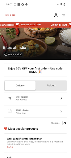 Bites of India Belfast ekran görüntüsü