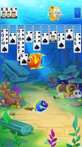 Spider Solitaire Fish ekran görüntüsü