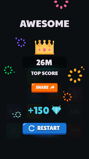 Drop & Merge Numbers ekran görüntüsü