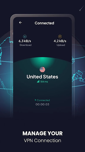 HyperFast VPN-Private Internet ekran görüntüsü