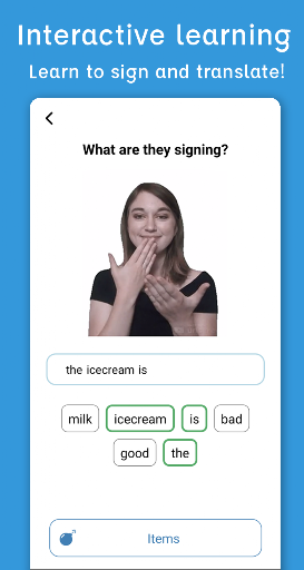 Sign Language ASL Pocket Sign ekran görüntüsü