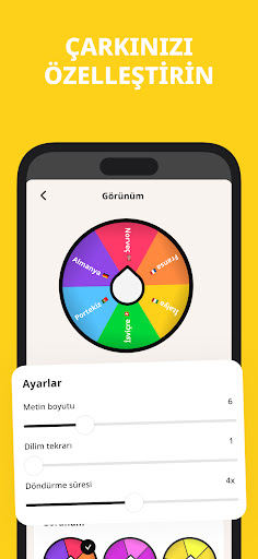 Seçim Ruleti - Karar Çarkı ekran görüntüsü