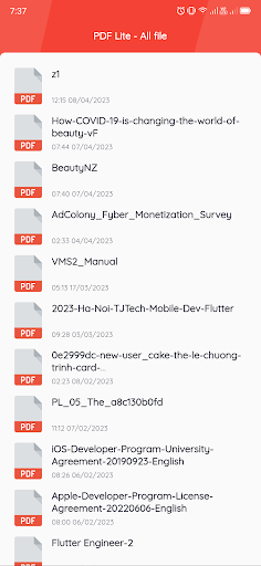 PDF Reader & PDF Viewer Lite ekran görüntüsü