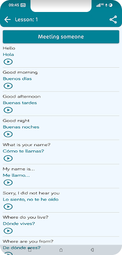 Spanish Lessons: Learn & speak ekran görüntüsü