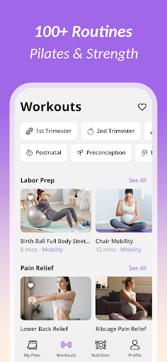 FitMama: Pregnancy Workouts ekran görüntüsü