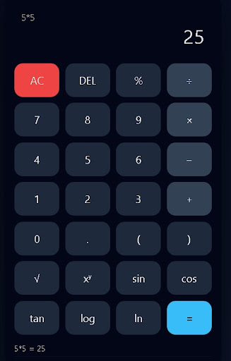 Calculator ekran görüntüsü
