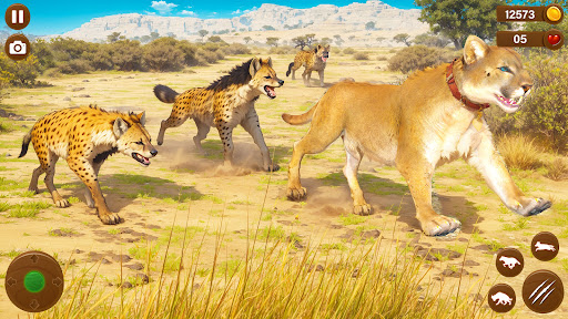Wild Hyena Family Life Sim ekran görüntüsü