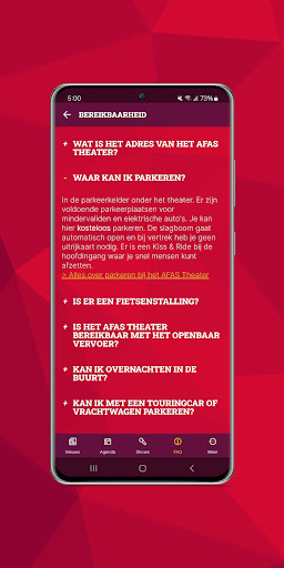 AFAS Theater ekran görüntüsü