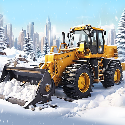 Snow Excavator Crane Simulator
