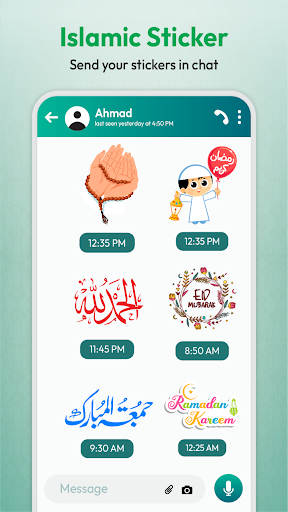 Islamic Stickers App for Chat ekran görüntüsü