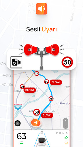 Radar, Hud, Harita, Hız Kamera ekran görüntüsü