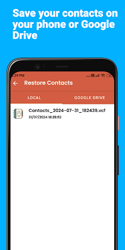 Recover Contacts & Backup ekran görüntüsü