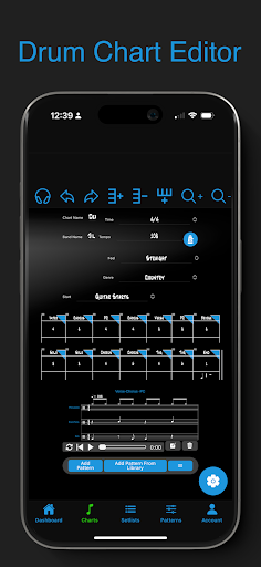 Drum Chart Builder ekran görüntüsü
