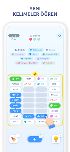 Associations: Bilmece ekran görüntüsü