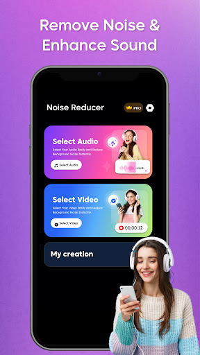 AI Noise Reducer - Clear Sound ekran görüntüsü