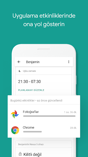 Ebeveyn denetimleri ekran görüntüsü