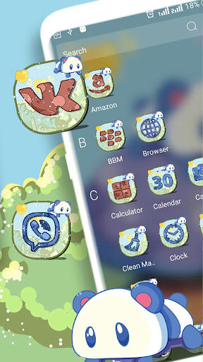 Baby Panda Launcher Theme ekran görüntüsü