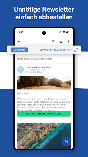 GMX - Mail, Cloud & News ekran görüntüsü