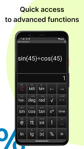 Hesap Makinesi Mobi Calculator ekran görüntüsü