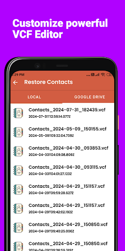 Recover Contacts & Backup ekran görüntüsü