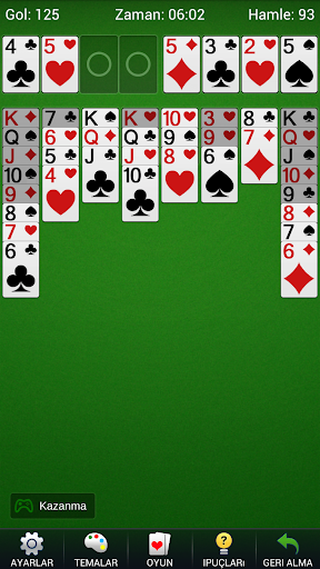 FreeCell Solitaire - Kart ekran görüntüsü