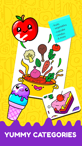 Fruits Coloring- Food Coloring ekran görüntüsü