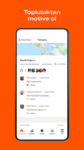 Strava: Koş, Sür, Yürü ekran görüntüsü