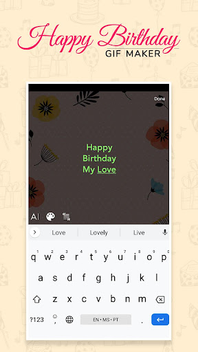 Happy Birthday Gif & Images ekran görüntüsü