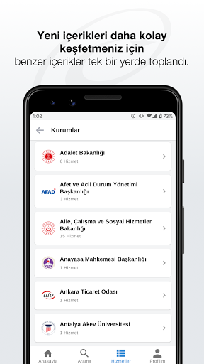 e-Devlet Kapısı ekran görüntüsü