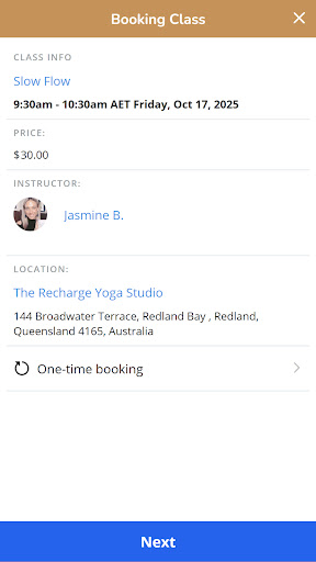The Recharge Yoga Studio ekran görüntüsü