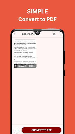 Images to pdf converter ekran görüntüsü