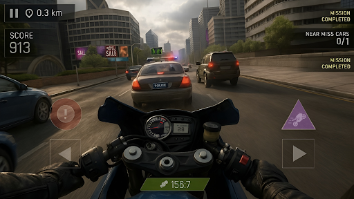 Real Moto Rider: Traffic Race ekran görüntüsü