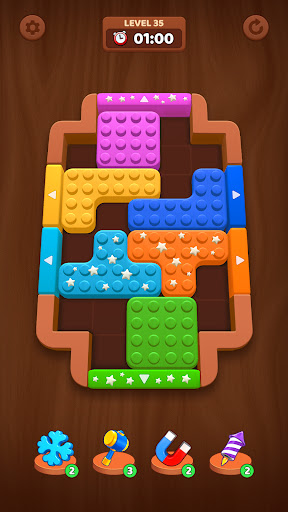 Color Block Puzzle: 3D Jam ekran görüntüsü