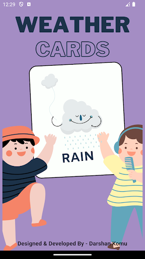 Weather Flashcards For Kids ekran görüntüsü