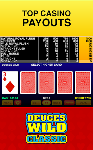 Deuces Wild Classic - Casino V ekran görüntüsü