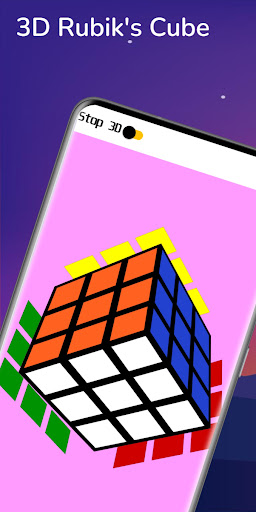 Rubik's Cube Solver - 3D Cube ekran görüntüsü