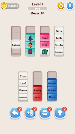 Wordle Sort: Letter Puzzle ekran görüntüsü