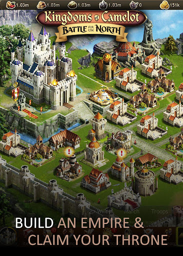 Kingdoms of Camelot: Battle ekran görüntüsü