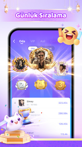 Hiya- Grup ses sohbeti ekran görüntüsü