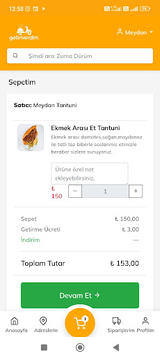 Getiriverdim ekran görüntüsü