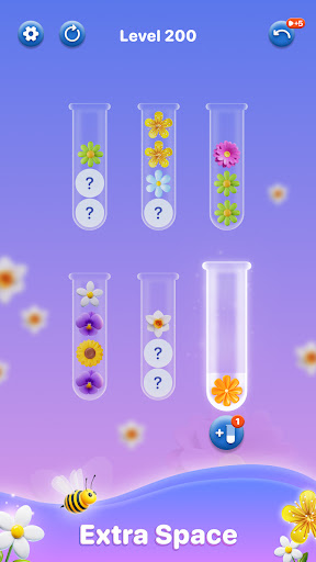 Blossom Sorting: renk oyunu ekran görüntüsü