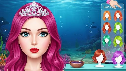 Mermaid Girls Fashion Makeover ekran görüntüsü