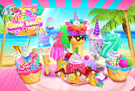 Rainbow Unicorn Ice Cream ekran görüntüsü