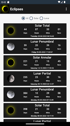 Eclipse Countdown ekran görüntüsü