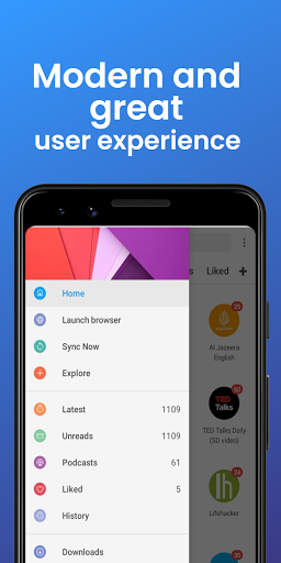 RSS Reader : Feeds & Podcasts ekran görüntüsü