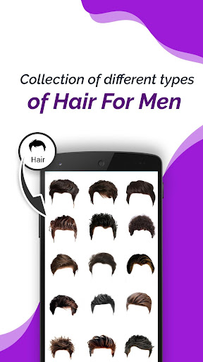 Man Hair Style Photo Editor ekran görüntüsü