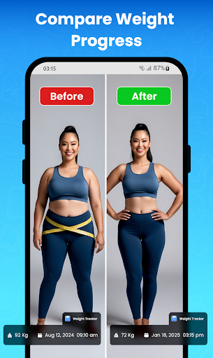 Weight Tracker for Weight Loss ekran görüntüsü