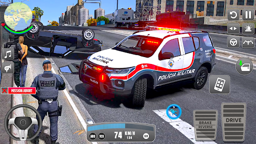 City Police Cop Car Chase Game ekran görüntüsü